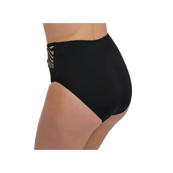 Slip de bain taille haute PEMBA ISLAND 505478 MOCHA