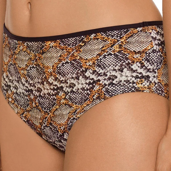 Slip de bain taille haute rétro Prima Donna KARMA amethyst Prima Donna Maillot