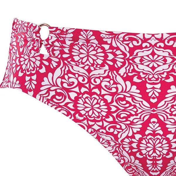 Slip de bain taille mi-haute - Corail rose Fantasie Bain