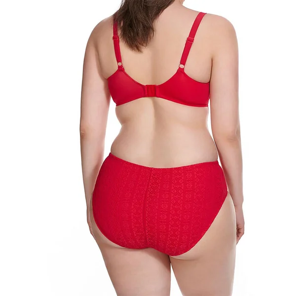 Slip de bain taille mi-haute - Rouge Elomi Bain