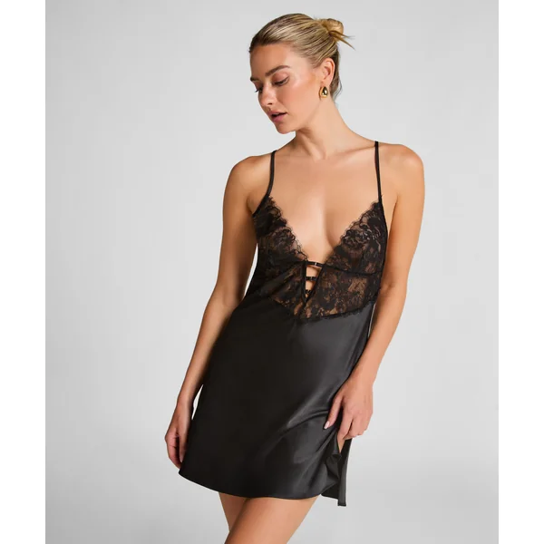 Slip dress Nienke - Noir