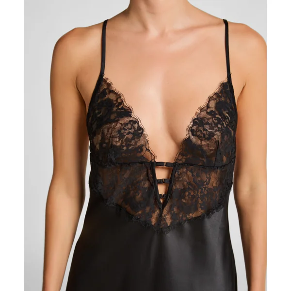 Slip dress Nienke - Noir