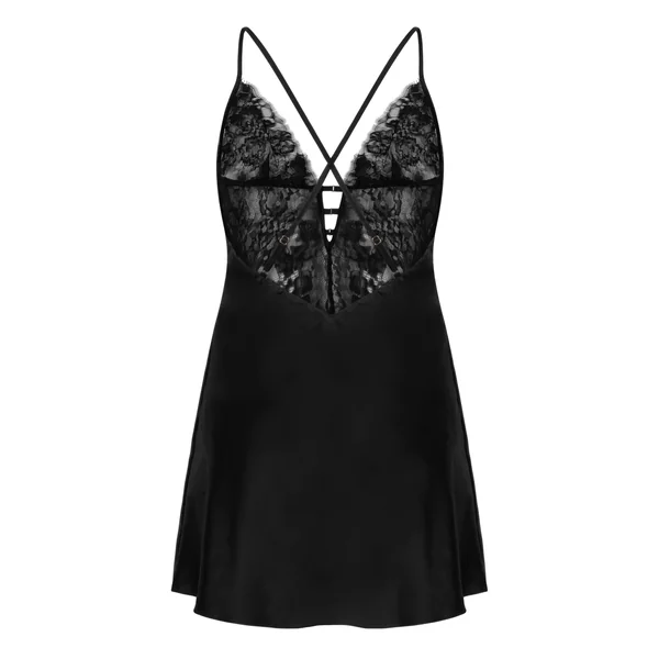 Slip dress Nienke - Noir