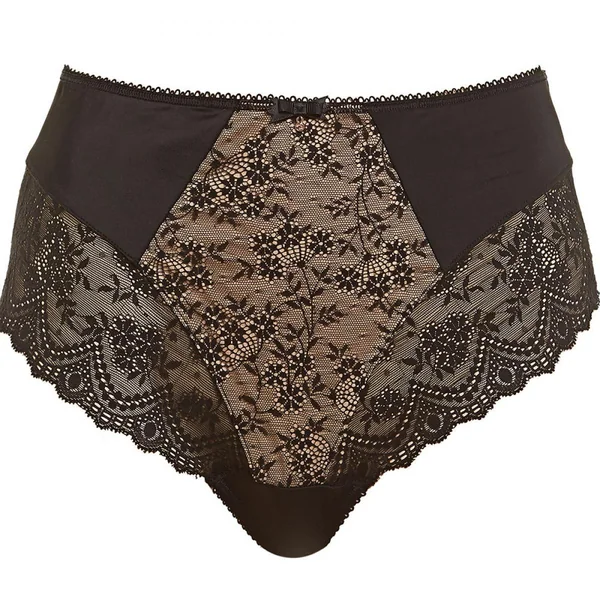 Slip Elomi TIA black noir en nylon Elomi