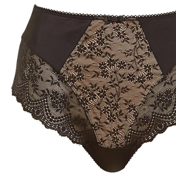 Slip Elomi TIA black noir en nylon Elomi