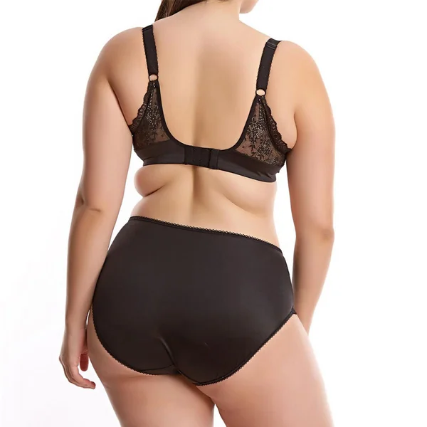 Slip Elomi TIA black noir en nylon Elomi
