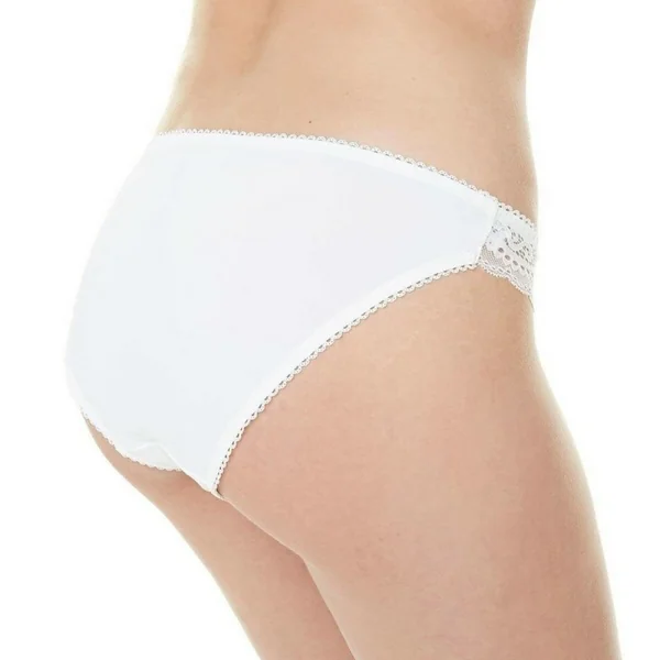 Slip Je Le Veux - Blanc en coton Pomm Poire