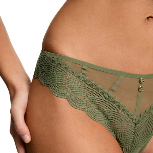 Slip kaki Lorie vert Morgan Lingerie