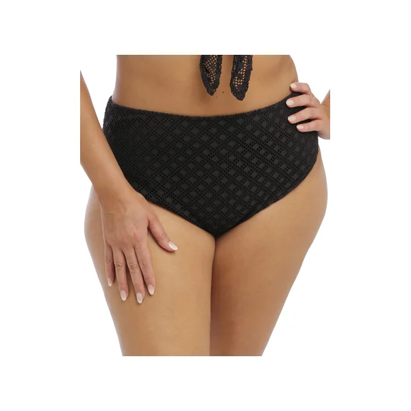 Slip mi couvrant de maillot de bain 800672 BAZARUTO NOIR