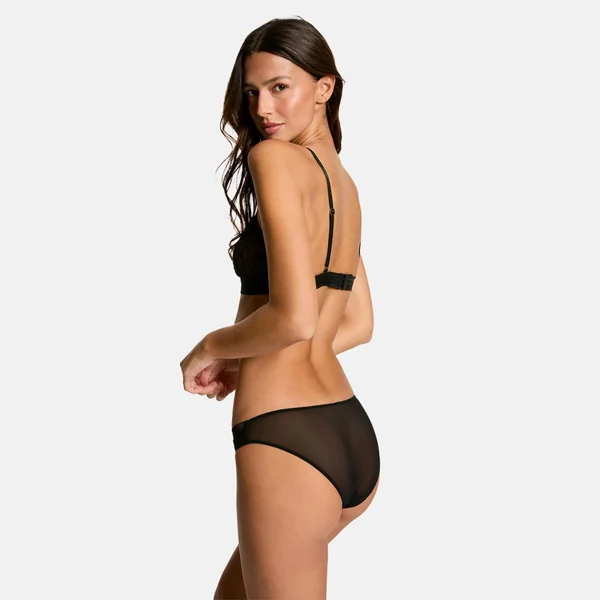 Slip noir Amandine Morgan Lingerie