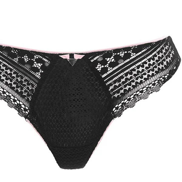 Slip noir DAISY LACE Freya