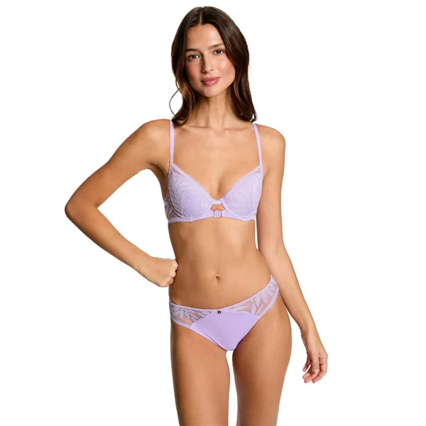 Slip parme Lina violet Morgan Lingerie