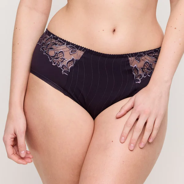 slip taille haute Amethyst Gem violet Prima Donna Deauville