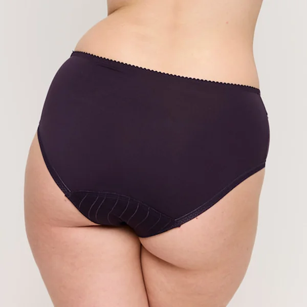 slip taille haute Amethyst Gem violet Prima Donna Deauville