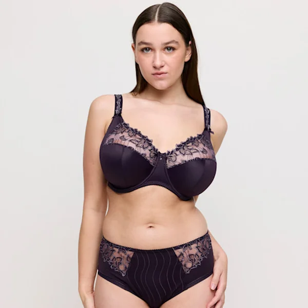 slip taille haute Amethyst Gem violet Prima Donna Deauville