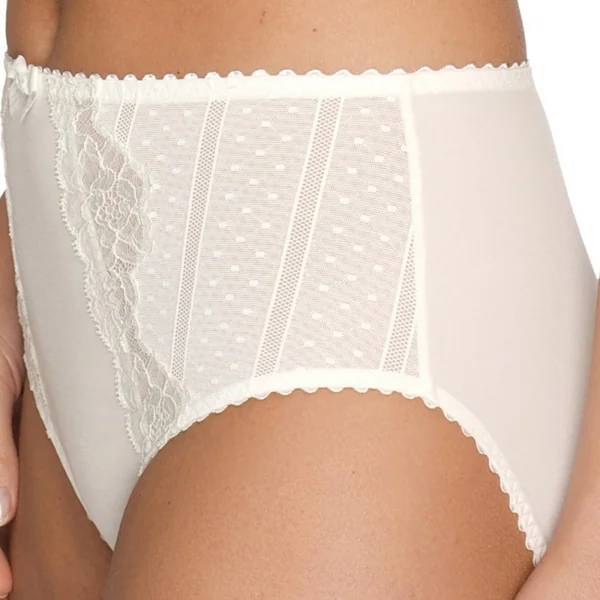 Slip taille haute naturel ivoire Prima Donna