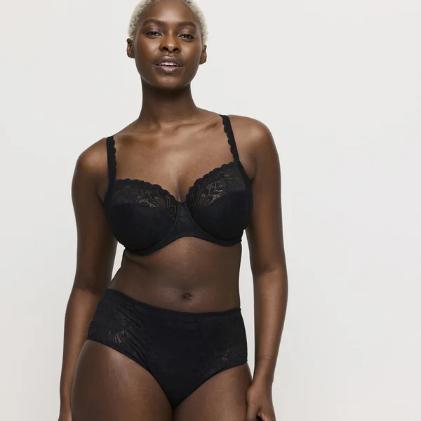 slip taille haute noir Prima Donna