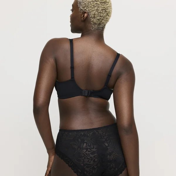 slip taille haute noir Prima Donna