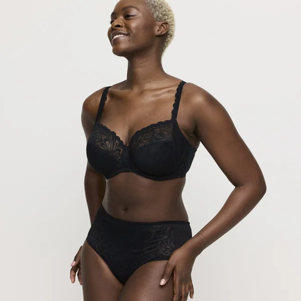 slip taille haute noir Prima Donna