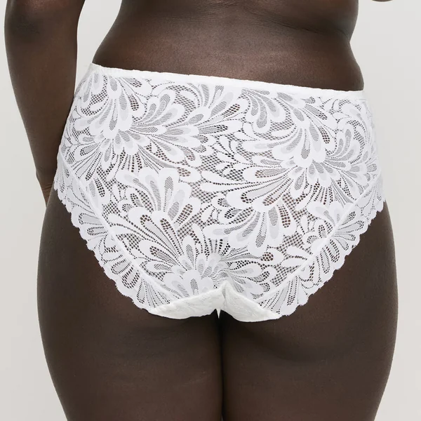 Slip taille haute Rupi naturel blanc Prima Donna