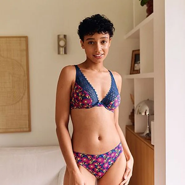 Slip Talentueuse - Bleu Rose Foncé Billet Doux