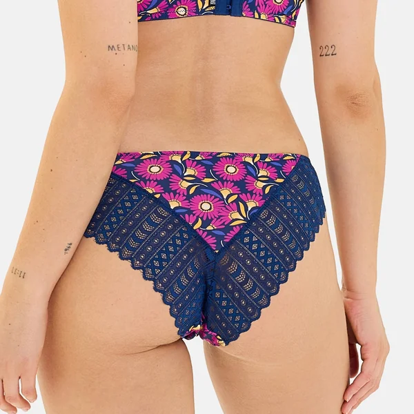 Slip Talentueuse - Bleu Rose Foncé Billet Doux