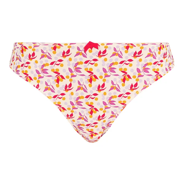 Slip Talentueuse - Feuillage et Baies rose Billet Doux