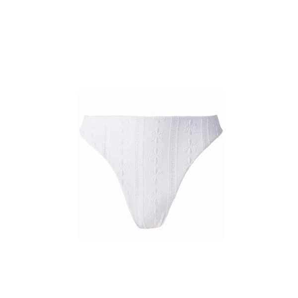 Slip tanga blanc Cassis Brigitte Bardot