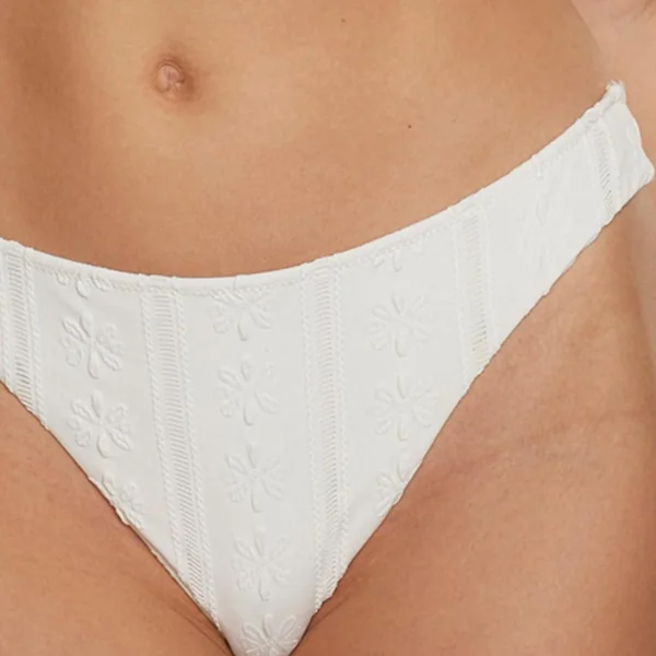 Slip tanga blanc Cassis Brigitte Bardot
