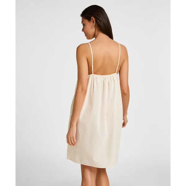 Slipdress Embroidery - Blanc