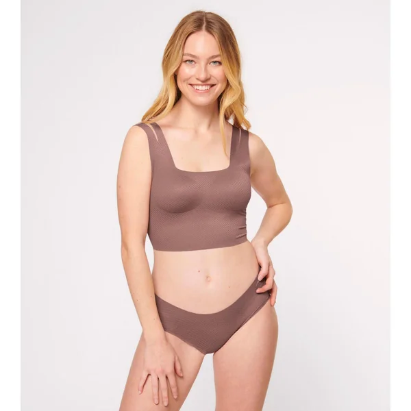 SLOGGI ZERO FEEL FLOW Hipster Shorty - Marron Sloggi