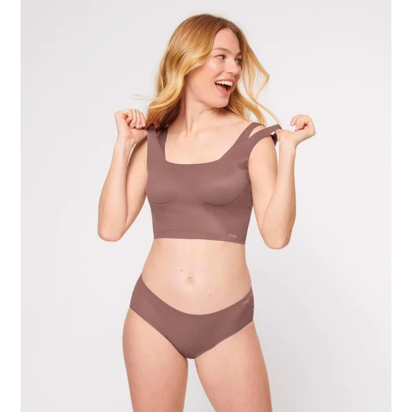 SLOGGI ZERO FEEL FLOW Hipster Shorty - Marron Sloggi