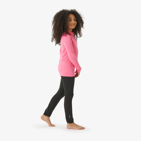 Sous-vêtement thermique de ski enfant, BL 500 seamless rose