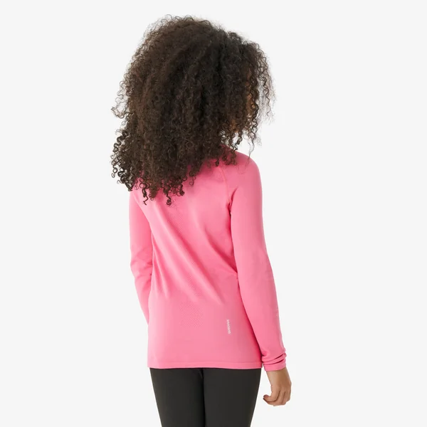 Sous-vêtement thermique de ski enfant, BL 500 seamless rose