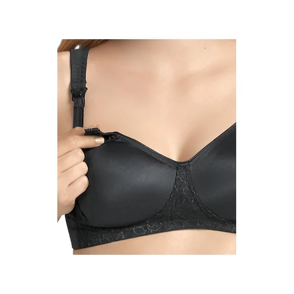 Soutien gorge allaitement grande taille sans armature 5062 NOIR