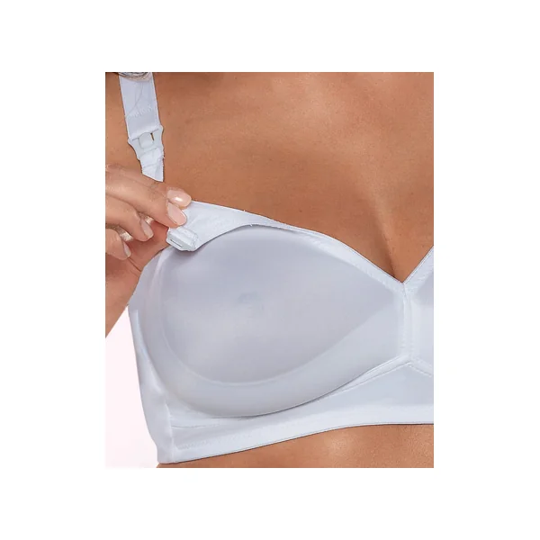Soutien gorge allaitement sans armature 5075 BLANC