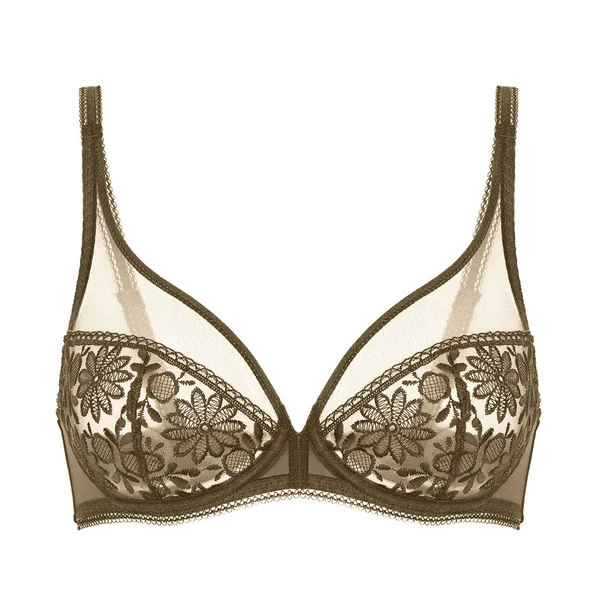 Soutien Gorge Armature Décolleté Plongeant - Vert Simone Pérèle Amazone