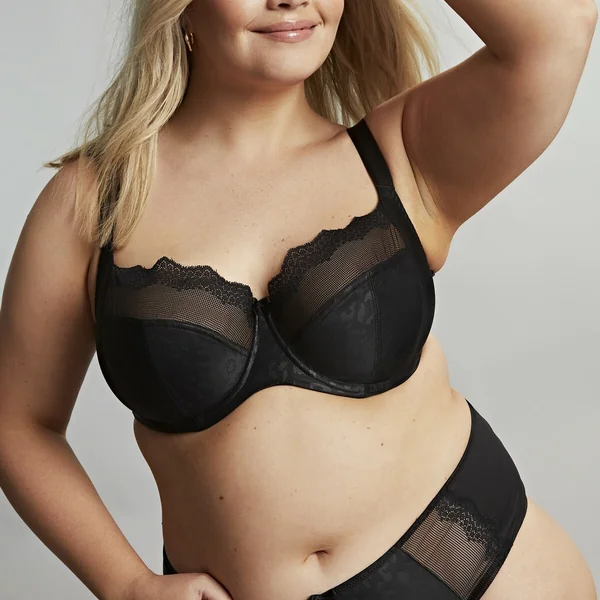Soutien Gorge Balconnet - Noir Sculptresse