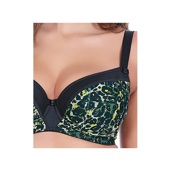 Soutien gorge balconnet paddé à armatures PIN UP 5092 NOIR