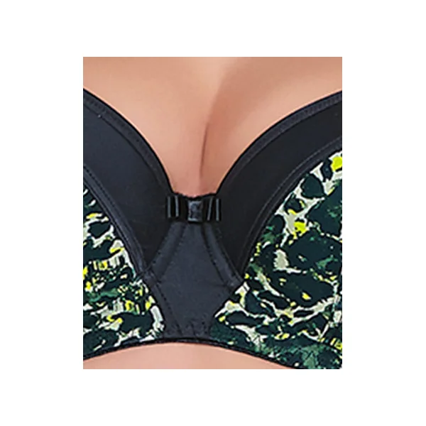 Soutien gorge balconnet paddé à armatures PIN UP 5092 NOIR