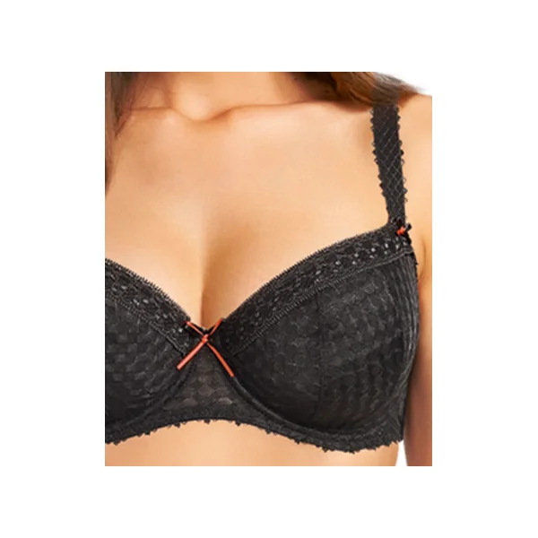 Soutien gorge balconnet paddé à armatures RAPTURE 1673 NOIR
