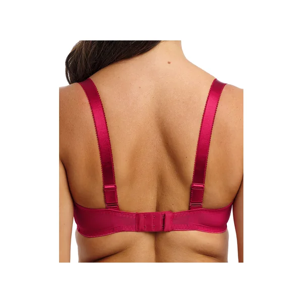 Soutien gorge balconnet à armatures PORTIA 102607 ROUGE