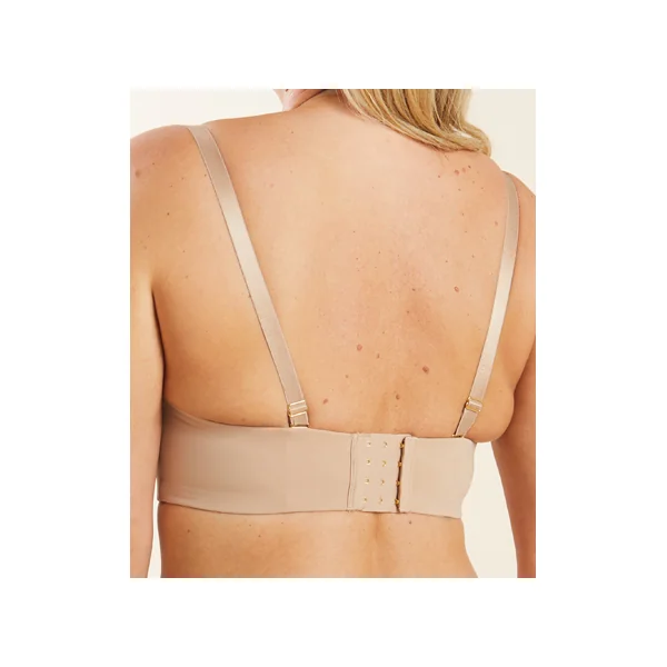 Soutien gorge bandeau à armatures à bretelles amovibles 804 PEAU