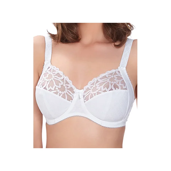 Soutien gorge bonnet entier à armatures JACQUELINE 9081 BLANC