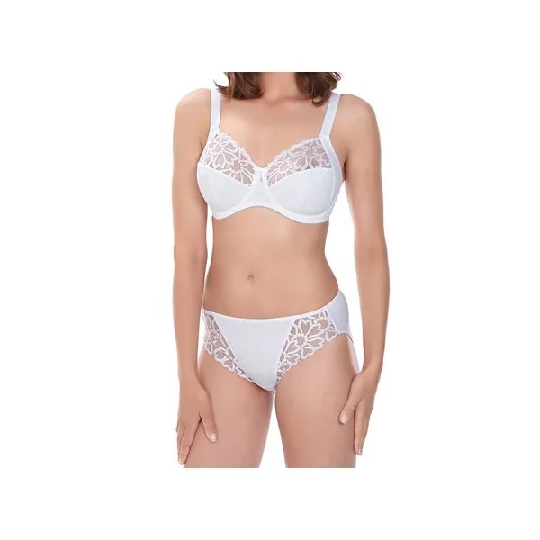 Soutien gorge bonnet entier à armatures JACQUELINE 9081 BLANC
