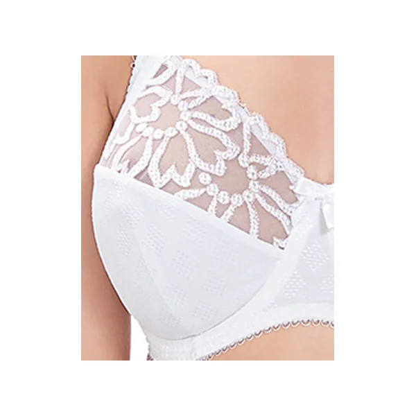 Soutien gorge bonnet entier à armatures JACQUELINE 9081 BLANC