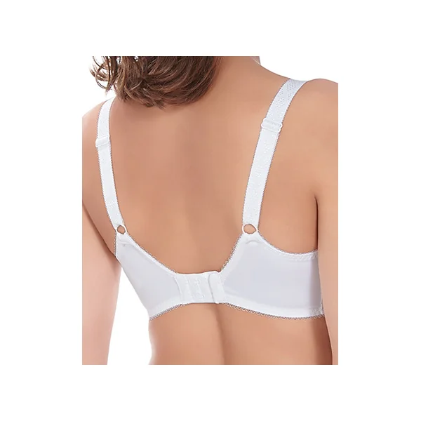 Soutien gorge bonnet entier à armatures JACQUELINE 9081 BLANC