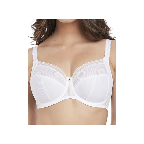 Soutien gorge bonnet entier à armatures à renfort latéral FUSION 3091 BLANC