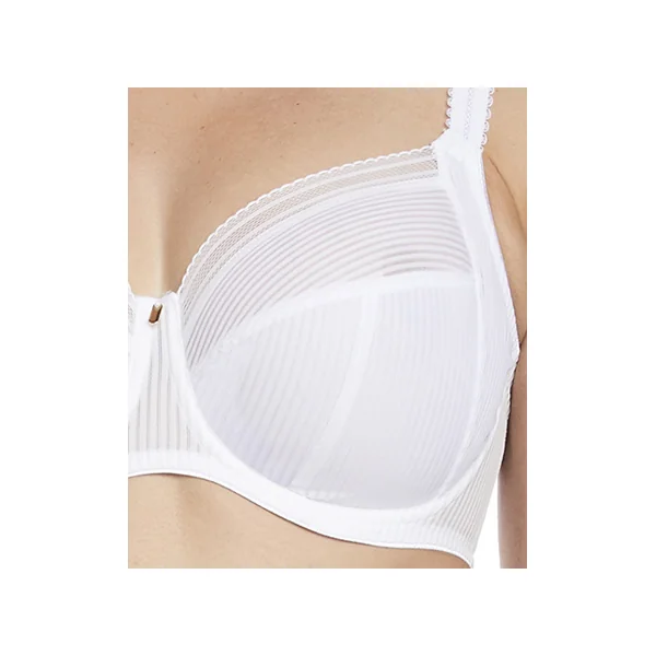 Soutien gorge bonnet entier à armatures à renfort latéral FUSION 3091 BLANC