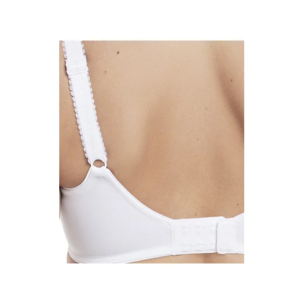Soutien gorge bonnet entier à armatures à renfort latéral FUSION 3091 BLANC